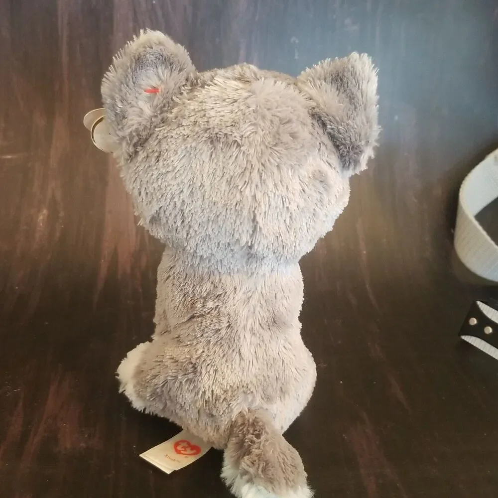 Beanie Boos Husky Dog Slush Plush Backpack, And Small Slush Stuffed Animal TY